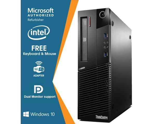  Desktop Workstation Lenovo Think Centerکامپیوتر دستگاهی است دارای حافظه وقابل برنامه ریزی که قادر است عملیات ریاضی ومنطقی را به سرعت بالا انجام داده ونتیجه را  ارایه می دهد. مزایایی کامپیوتر نسبت به انسان؟سرعت زیاد در انجام عملیاتدقت و صحت انجام کارحافظه زیادقابلیت اطمینانکاهش هزینهمشخصات فنی کامپیوتر کامل لنوو E73 SFF i5-8-500-Intelبرند: lenovoنوع: کامپیوتر رومیزیمدل: E73 SFFپردازنده: Intel Core i5 4440Sسرعت پردازنده: 3.3 تا 2.8  گیگاهرتزحافظه کش: 6 مگابایتحافظه رم: 8 گیگابایتهارد دیسک: 500 گیگابایتکارت گرافیک: Intel HD Graphicدرگاهها:  Display 1 Port ، USB , VGA , Serial , Parallelسیستم عامل: DOSامکانات: درایو نوریلوازم جانبی همراه: موس و کیبوردکشور تولید کننده: چینگارانتی: 1 سال