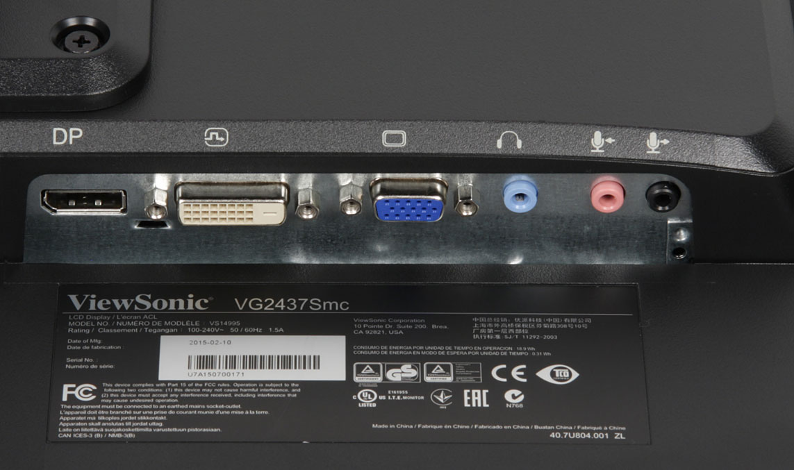  viewsonic vg2437smc